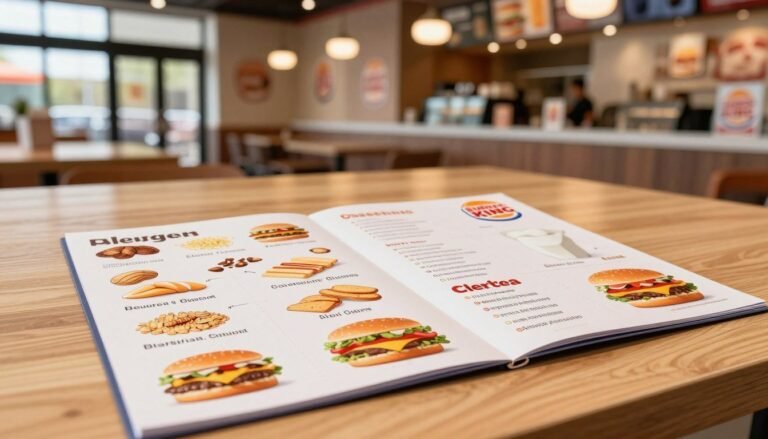 Burger King Allergen Menu