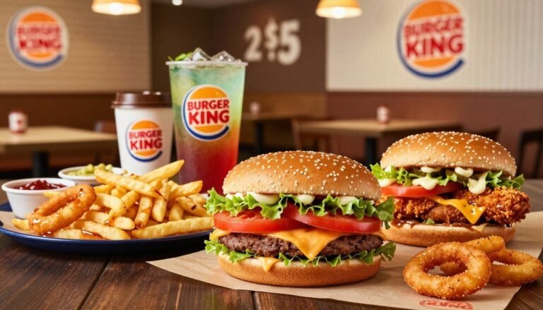Burger King Menu Prices 2 For $5