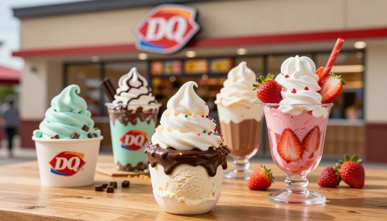 dairy queen ice cream menu